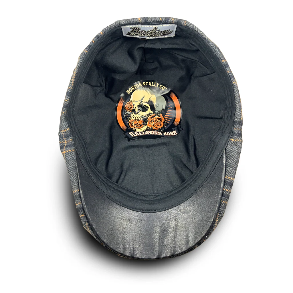 The Halloween Rose Boston Scally Cap - Plaid - Image 3