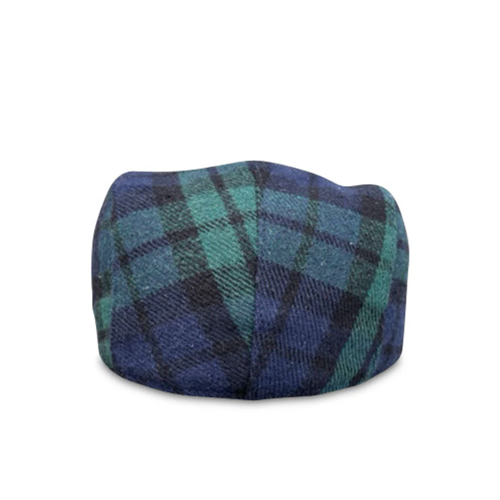 The Contender Black Watch Boston Scally Cap - Clover & Navy - Image 5