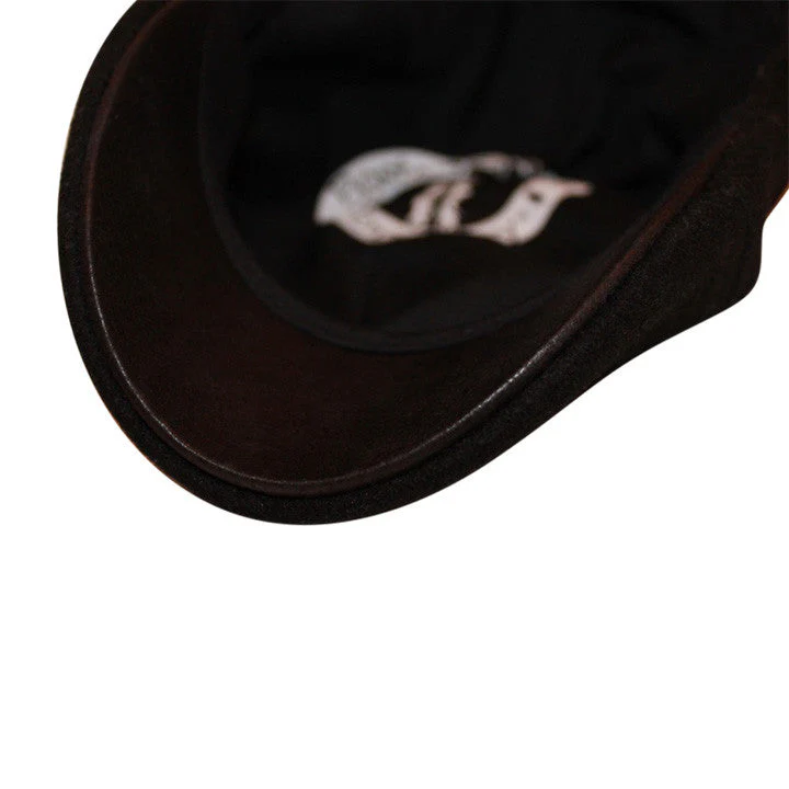 The Kenmore Boston Scally Cap - Coolidge Black & Black Brim - Image 6