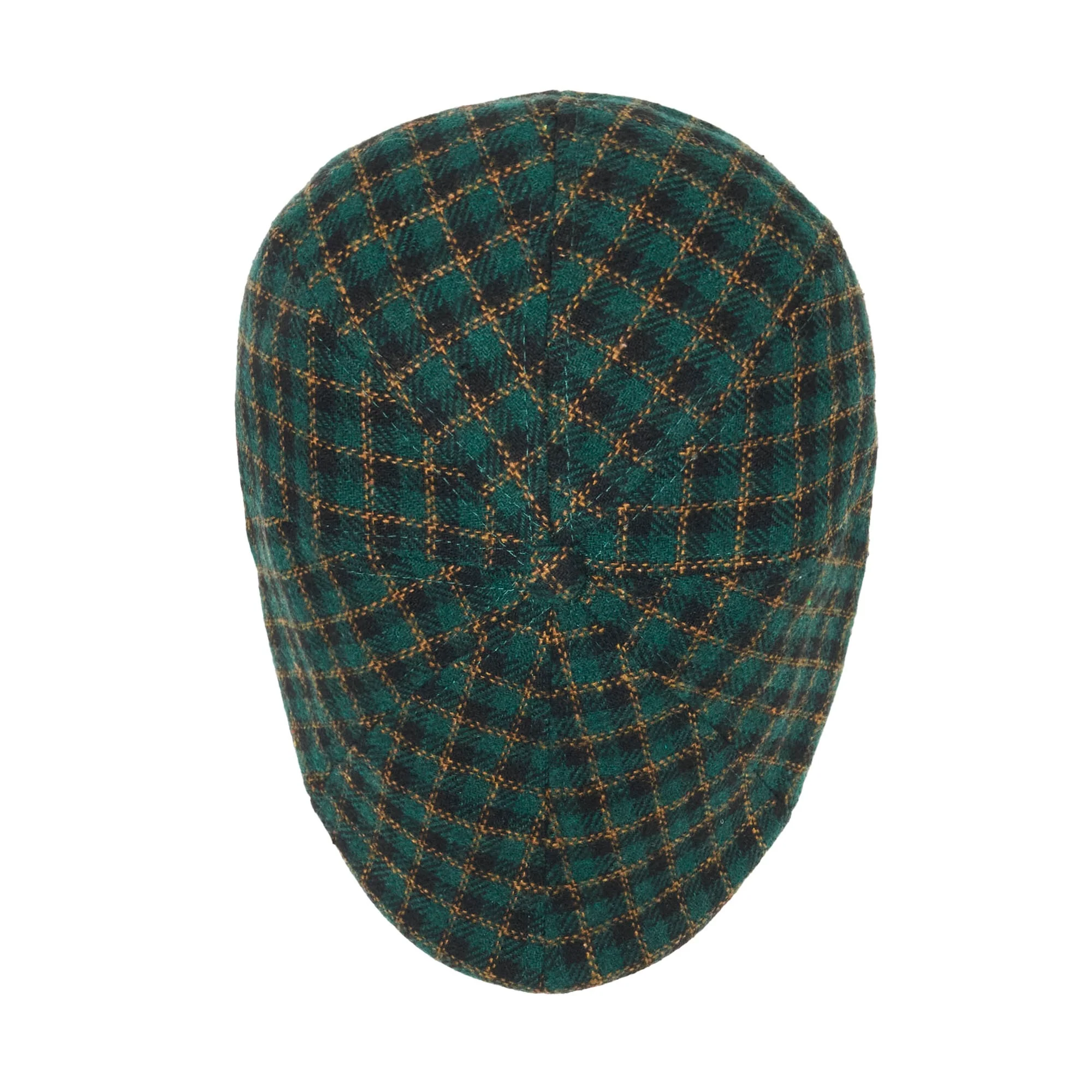 The Cloverland Boston Scally Cap - Clover Green Plaid - Image 7