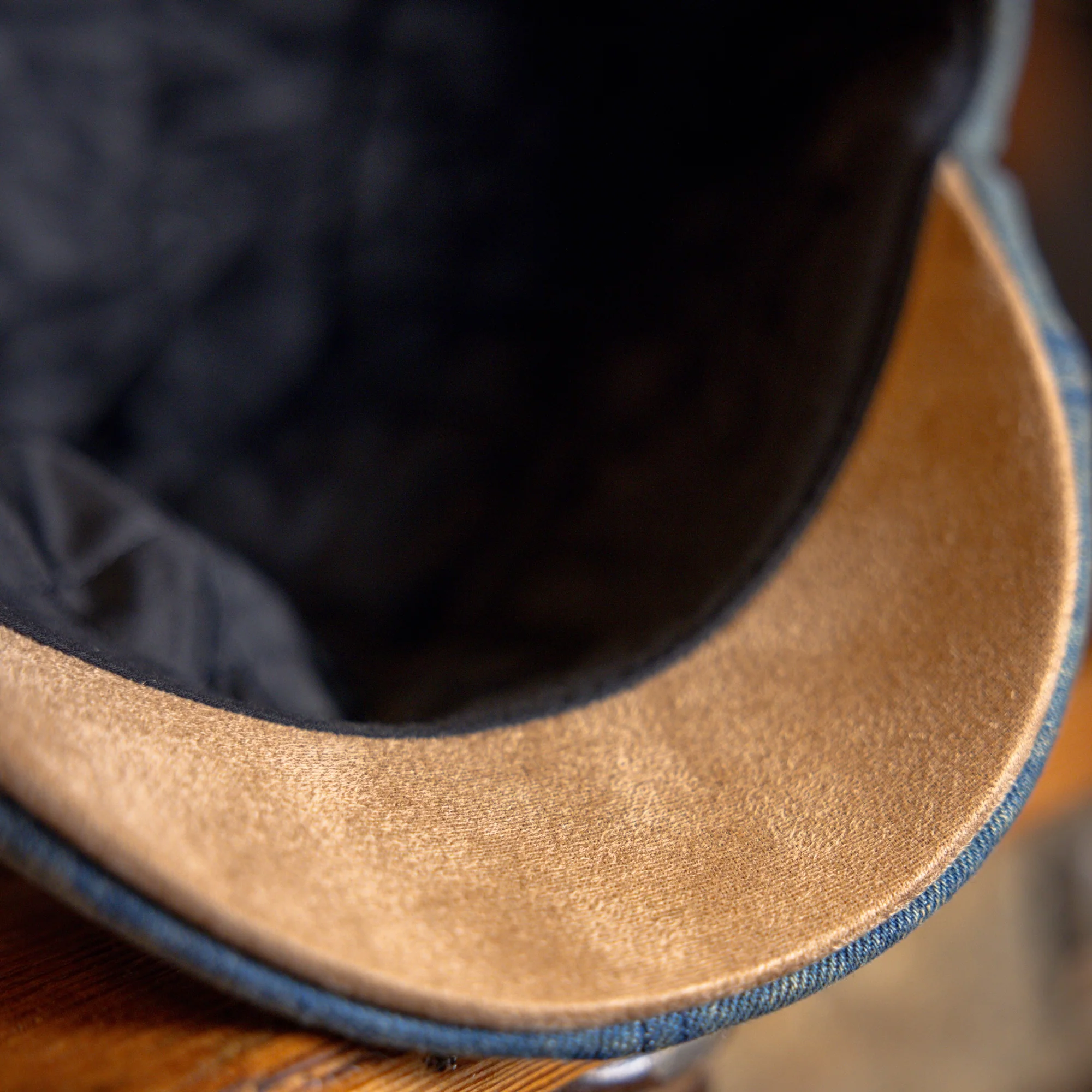 The Denim Worker Boston Scally Cap - Denim Blue - Image 13