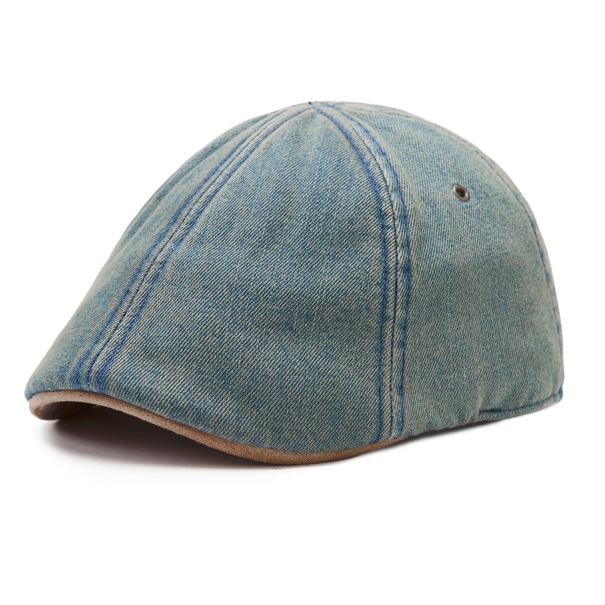 The Denim Worker Boston Scally Cap - Denim Blue - Image 4