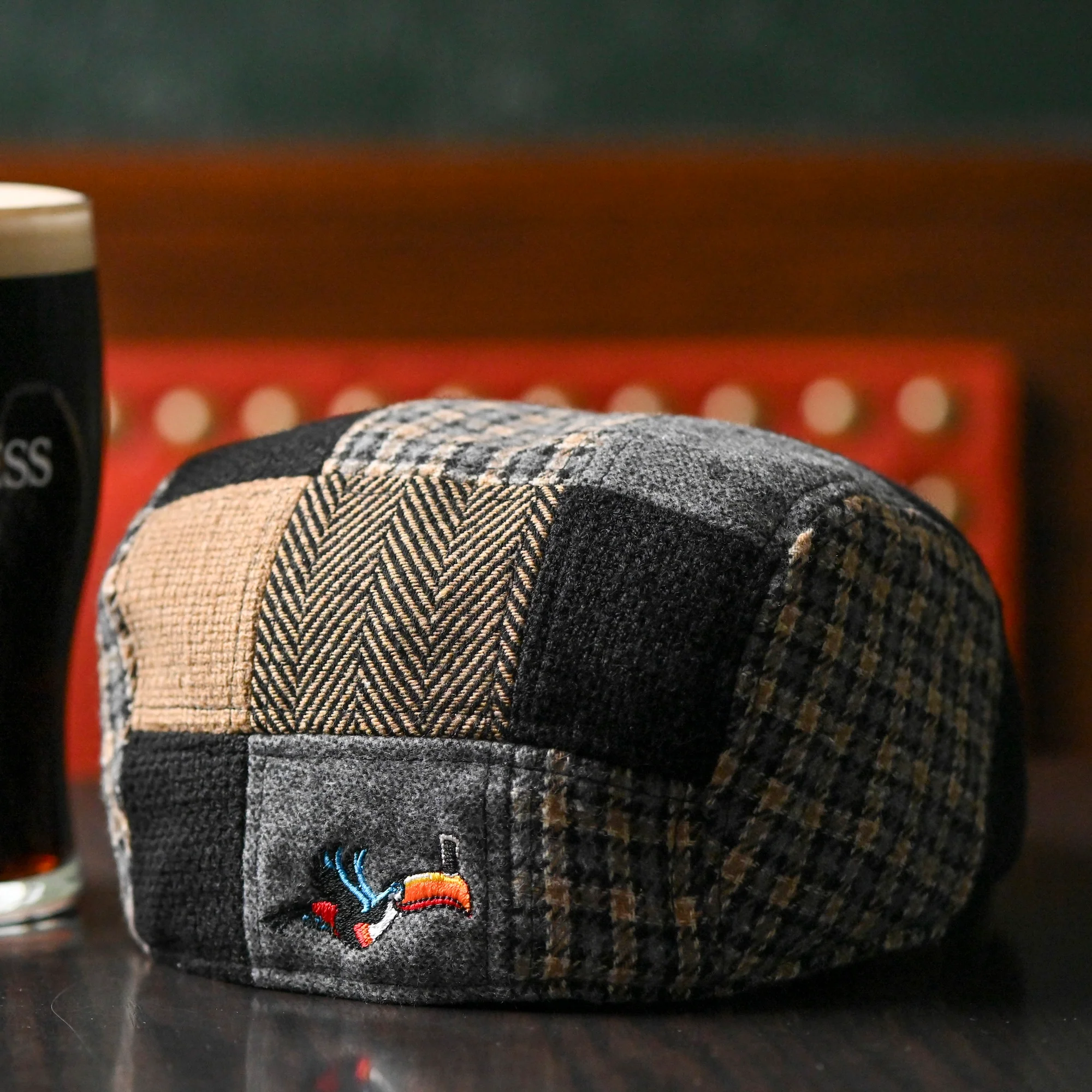 The Guinness Gilroy Boston Scally Cap - Patchwork - Image 12