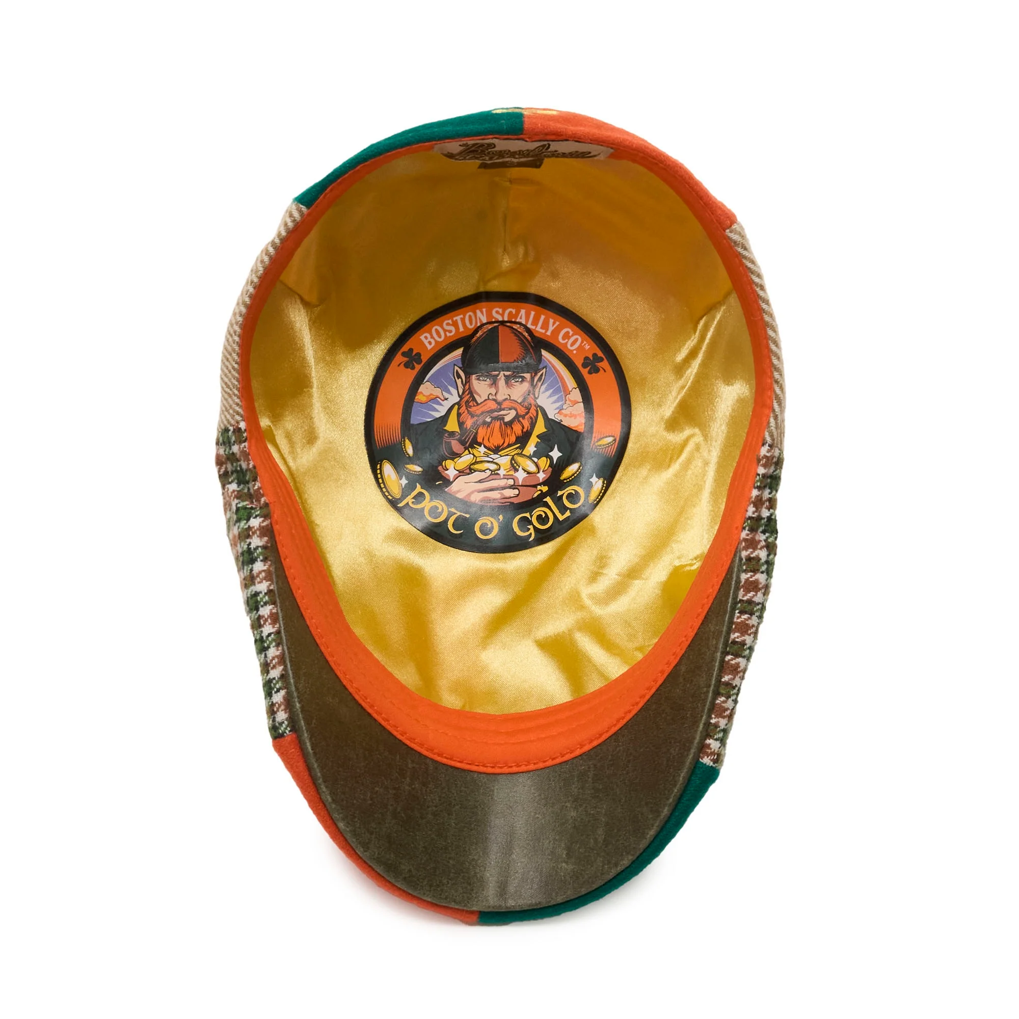 The Pot O' Gold Boston Scally Cap - Fortune Patchwork - Image 3