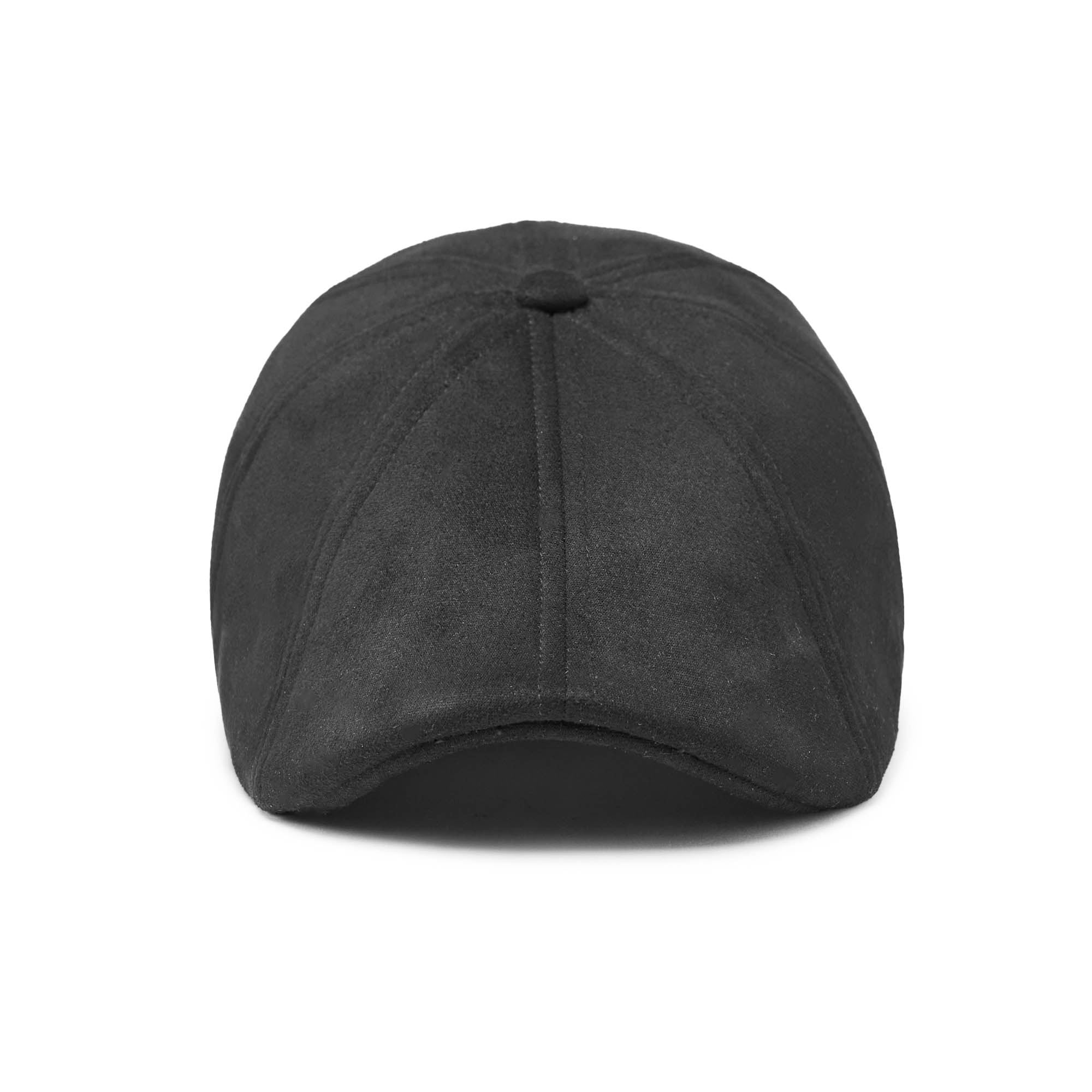 The Suede Peaky Boston Scally Cap - Black - Image 5